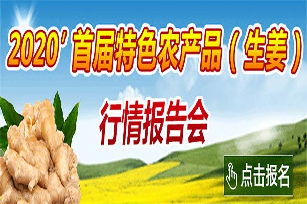 2020'首屆特色農產品（生姜）行情報告會 ()