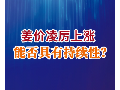 老石說姜：姜價凌厲上漲，能否具有持續性？ ()